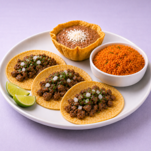 add Beans & Rice to your taco order!
